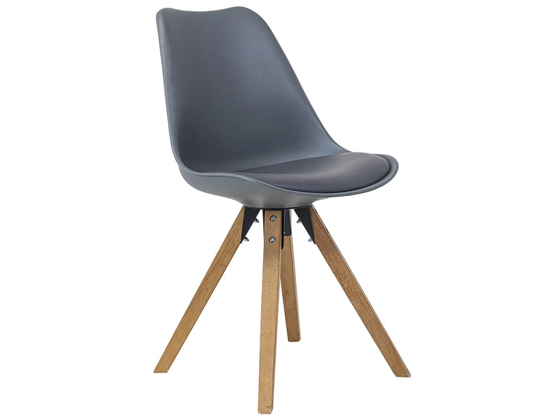 Stuhl FOXTROT 2 Synthetisches Leder grau