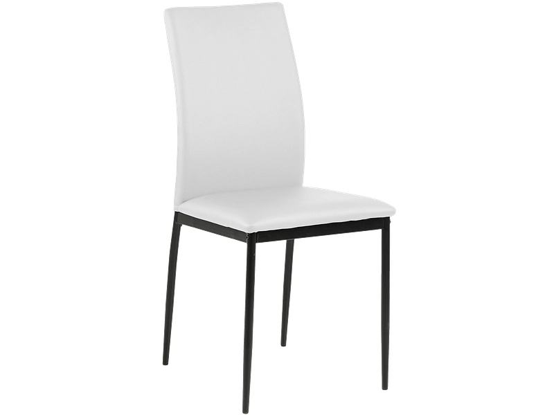Stuhl DEMINA Synthetisches Leder weiss