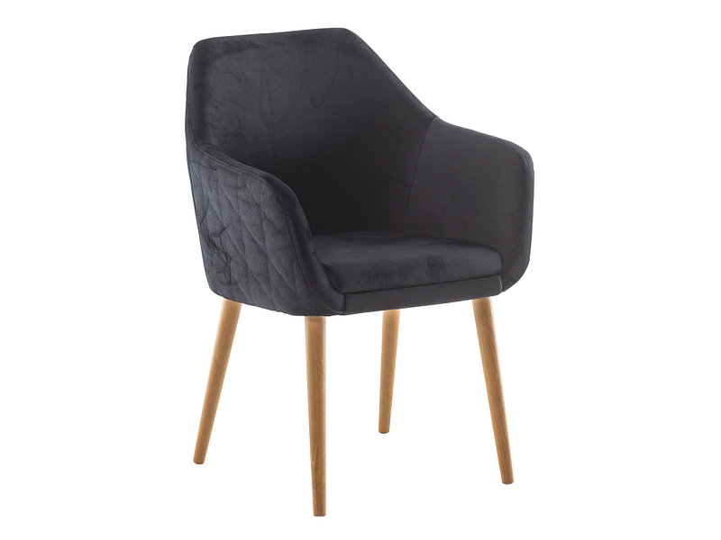 Stuhl MELODY Stoff schwarz