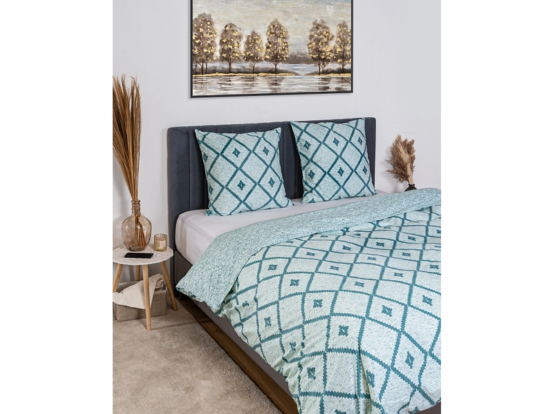 Bettwäsche SIMPLICITY 200x210cm + 2*65x65cm Baumwollsatin