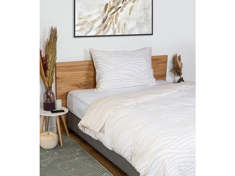 Bettwäsche WAVES 160x210cm + 1*65x100cm Baumwollsatin