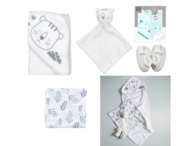 Baby-Geschenk-Box BAMBINI weiss