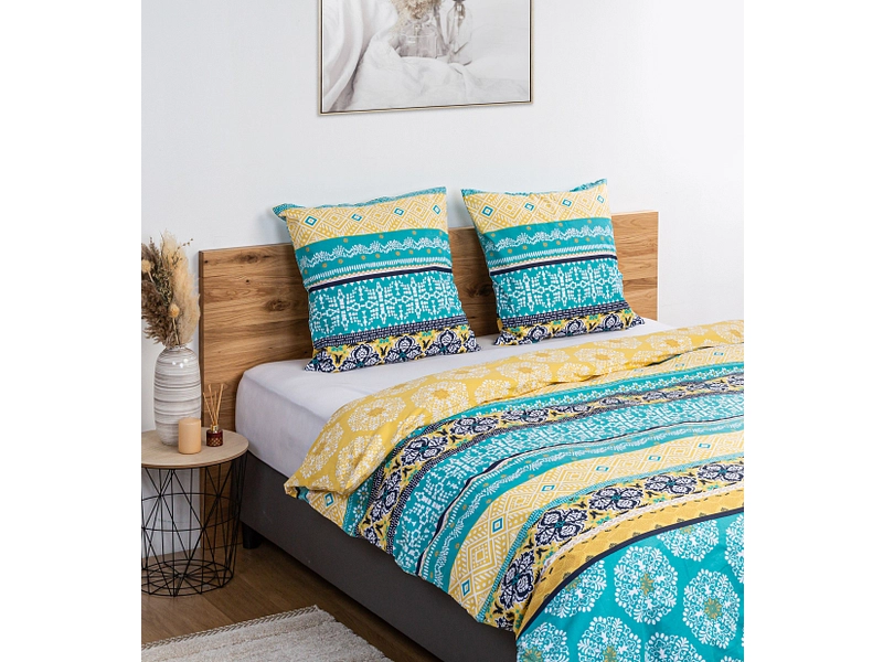 Bettwäsche EDWIN 200x210cm + 2*65x65cm Baumwolle