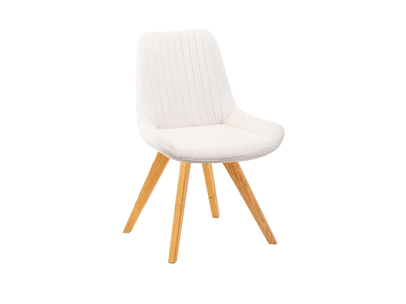 Stuhl AROSA Stoff beige Drehsitz