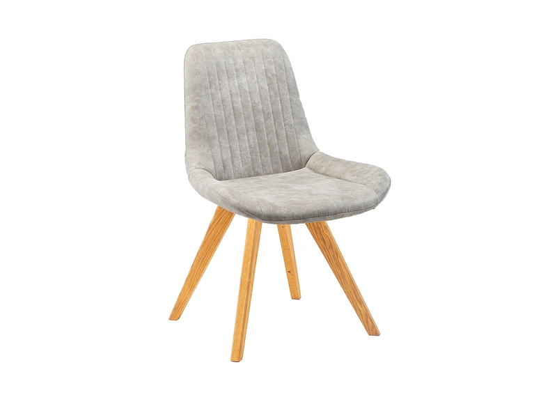 Stuhl AROSA Stoff grau Drehsitz