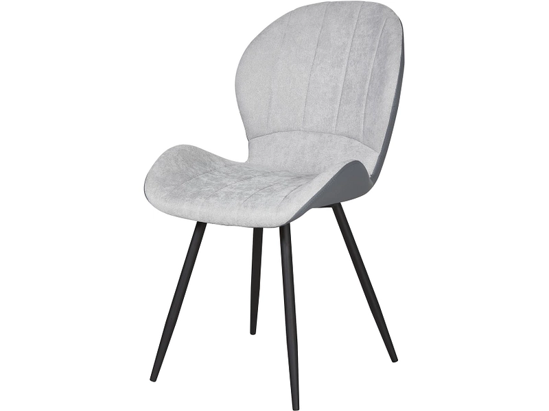 Stuhl PRADO Stoff grau