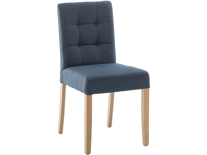 Stuhl COLBY Stoff blau
