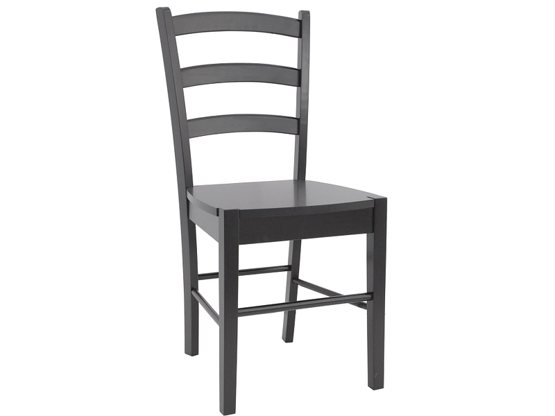 Stuhl JULIETTE Holz schwarz