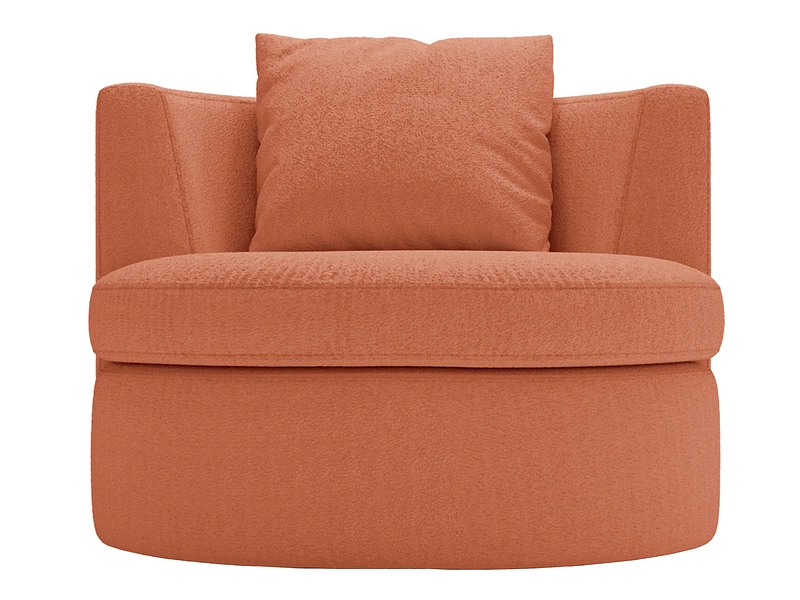 Fauteuil PRADA Tissu orange