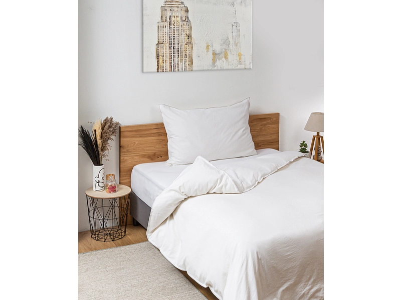 Bettbezug PALOMA GREY 160x210cm Leinen