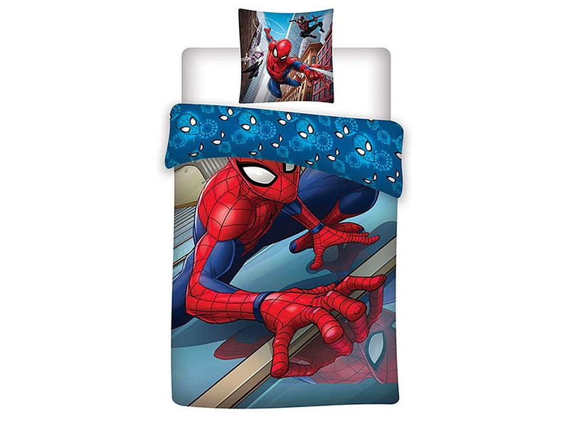 Bettwäsche SPIDERMAN 160x210cm + 1*65x100cm Baumwolle