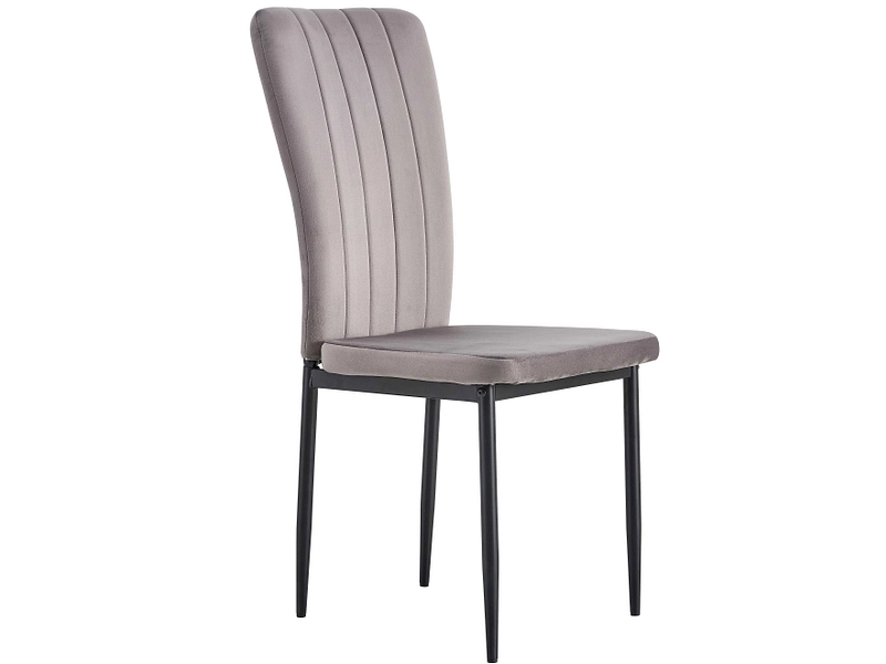 Stuhl PONY Samt grau