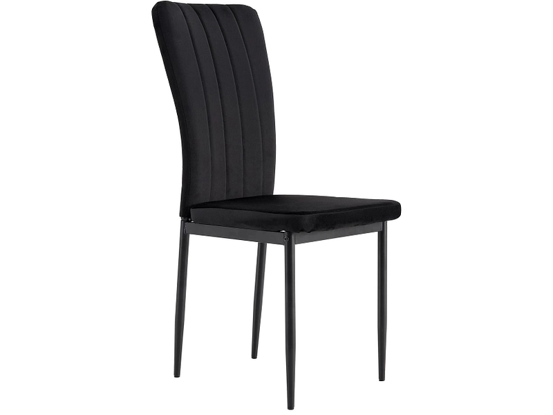 Stuhl PONY Samt schwarz