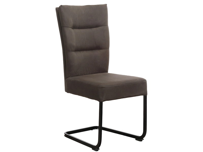 Stuhl STEVY Stoff grau