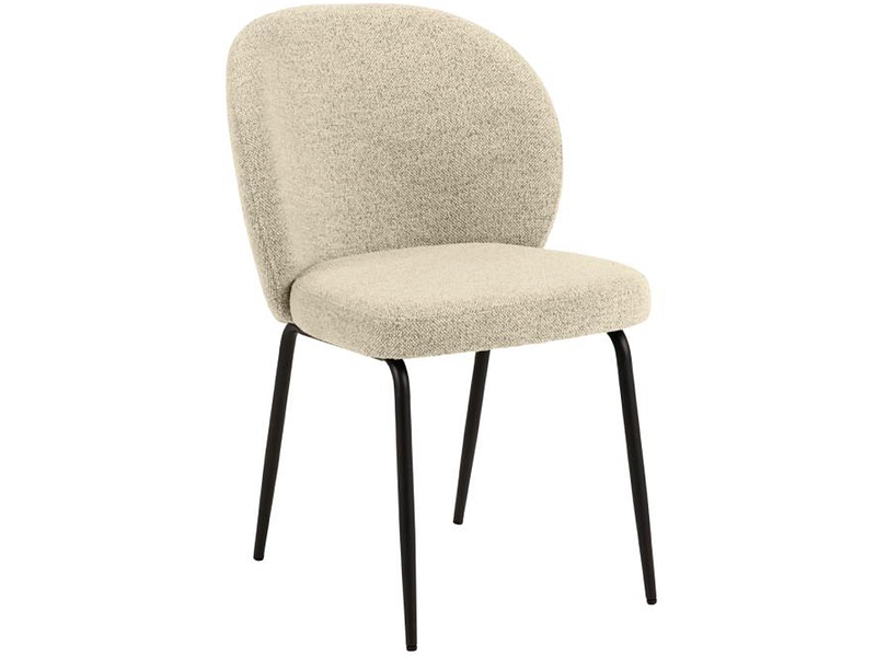 Stuhl PATRICIA Stoff cremefarben