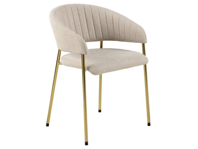 Stuhl ANN Stoff beige