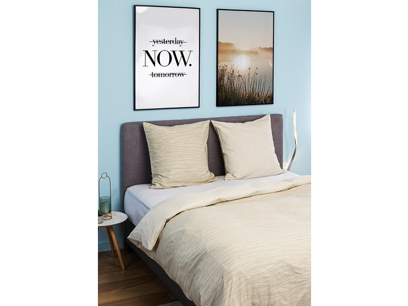 Bettwäsche HILARY 200x210cm + 2*65x65cm Baumwollsatin