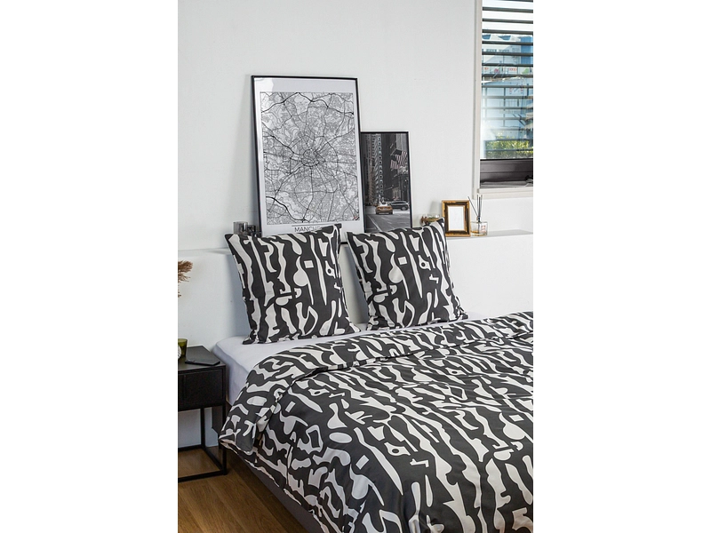 Bettwäsche SIMAO 200x210cm + 2*65x65cm Baumwollsatin