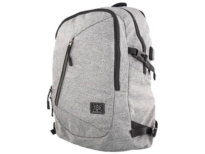 Rucksack grau 29x15x49cm