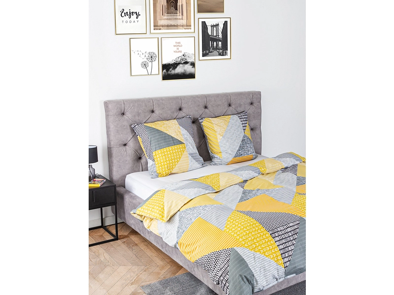 Bettwäsche HUGUES 200x210cm + 2*65x65cm Baumwolle