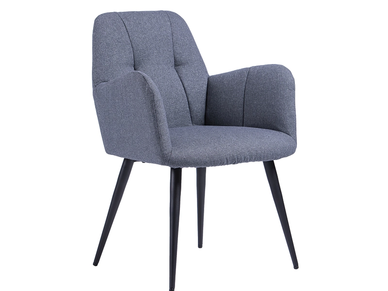 Stuhl KAD Stoff grau