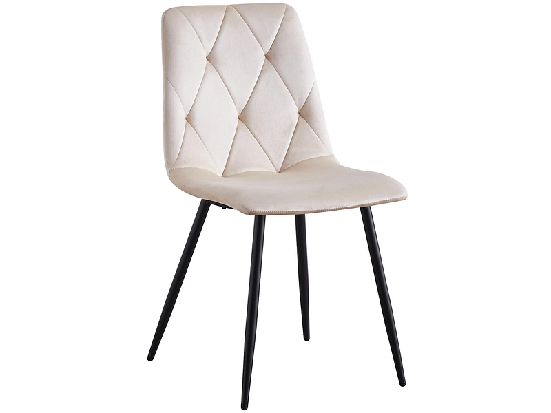 Stuhl BACENO Samt beige