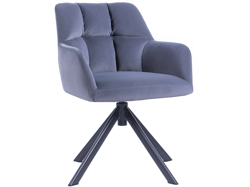 Stuhl JADE grau Drehsitz