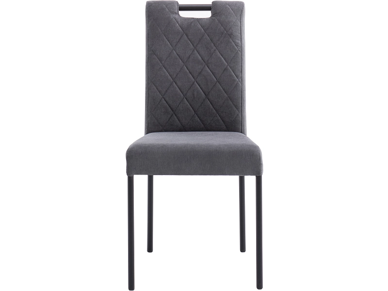 Stuhl SAYRA Stoff dunkelgrau