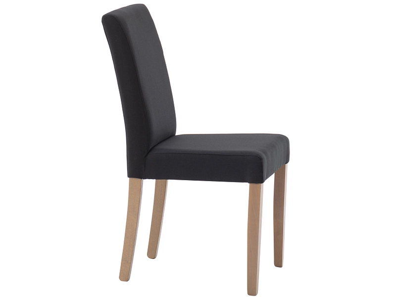 Stuhl JOHN Stoff schwarz