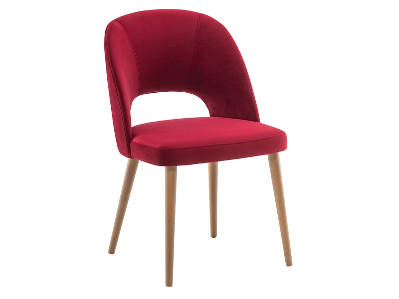 Stuhl CAPRI Stoff rot