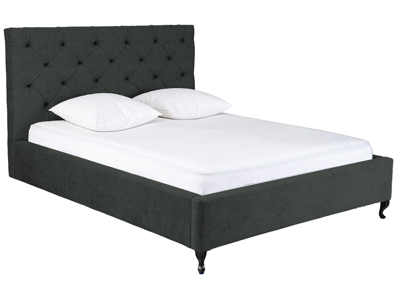 Bett NESTO 160x200cm olivgrün