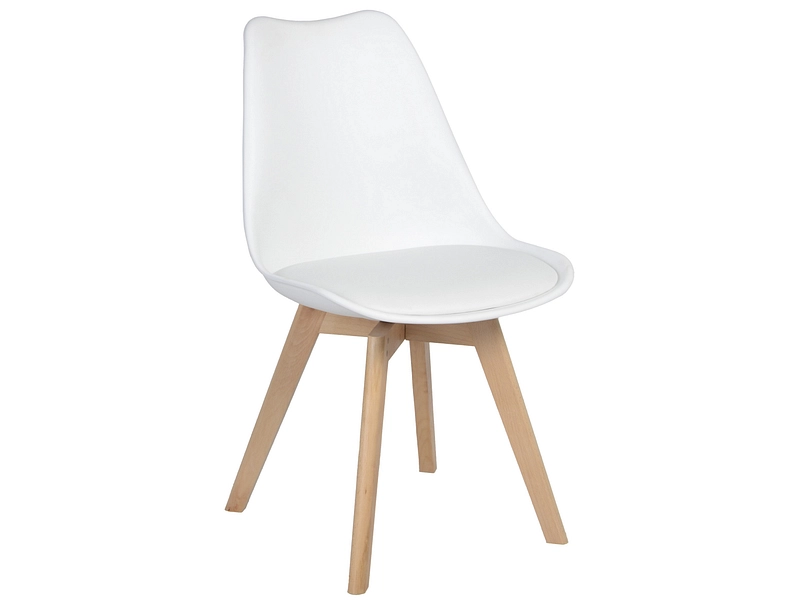 Stuhl FRANKFURT weiss Drehsitz