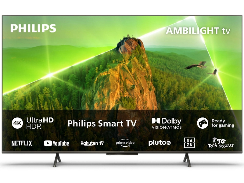 Ambilight TV LED-Fernseher PHILIPS 65''/164 cm 65PUS8108/12, 4K UHD