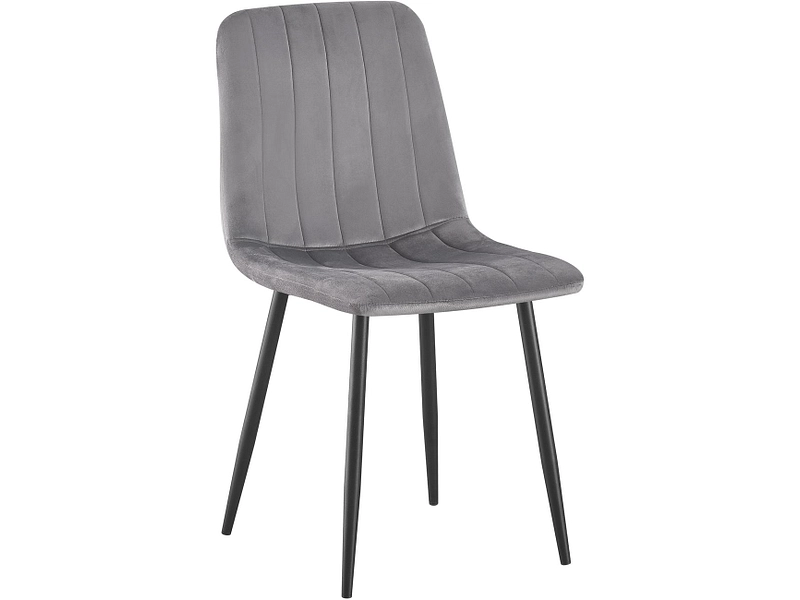 Stuhl BOBBY Stoff grau