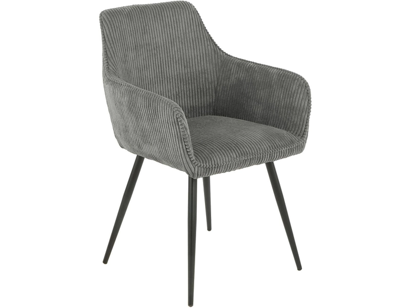 Stuhl COLORADO Samt grau anthrazit