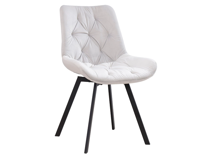 Stuhl JUNE Schaum beige Drehsitz