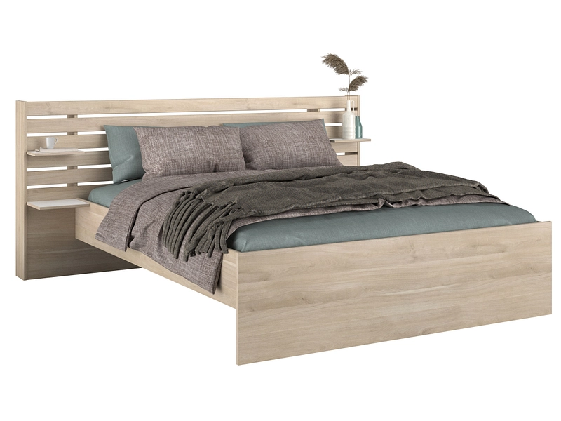 Bett ESCALE 160x200cm eiche