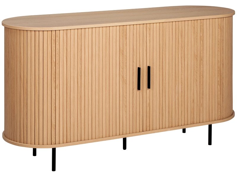 Sideboard PALMA 2 Türen 45x140x76cm eiche melamin