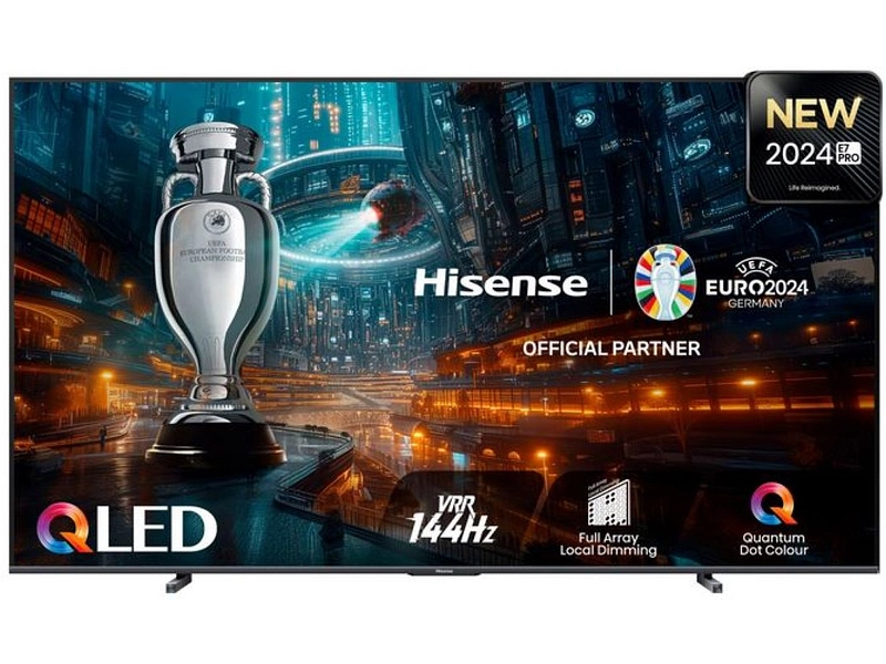 Télévision QLED HISENSE 100''/254 cm 100E77NQ PRO, 4K