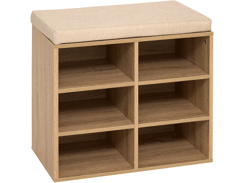 Schuhablage 5FIVE SCARPA 6 Paar Schuhe beige