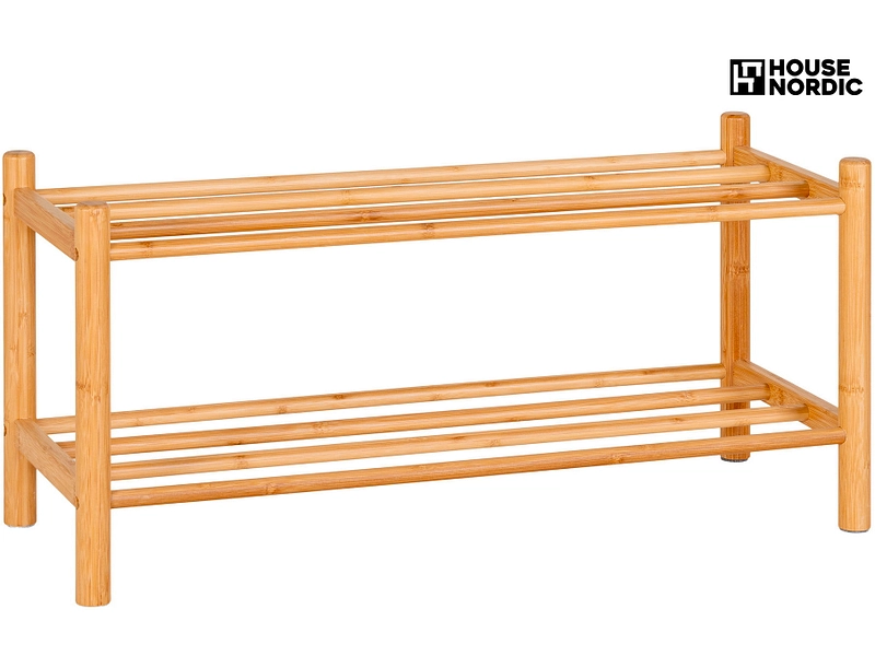 Schuhablage HOUSE NORDIC MANAUS 6 Paar Schuhe natürliches holz