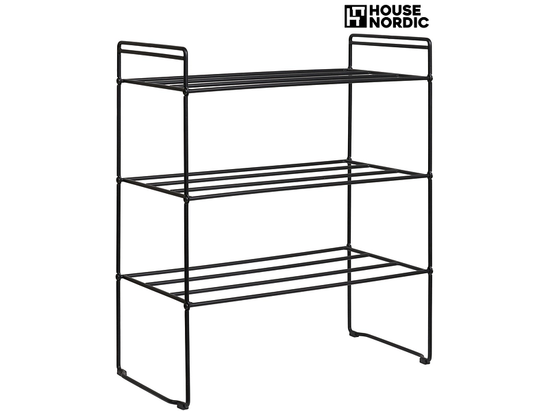 Schuhablage HOUSE NORDIC SWANSEA 9 Paar Schuhe schwarz