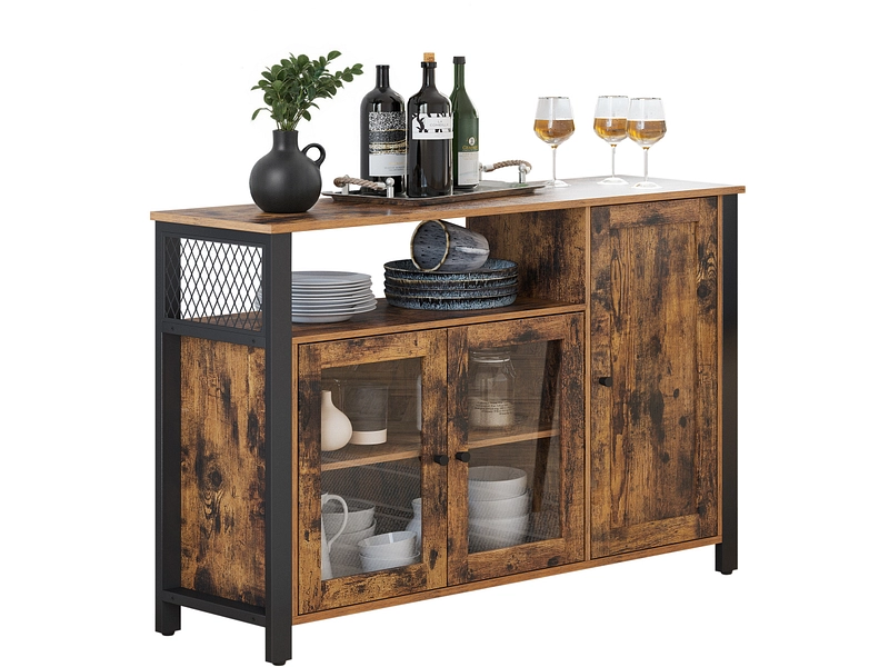 SONGMICS Sideboard RUSTIK 33x110x75cm