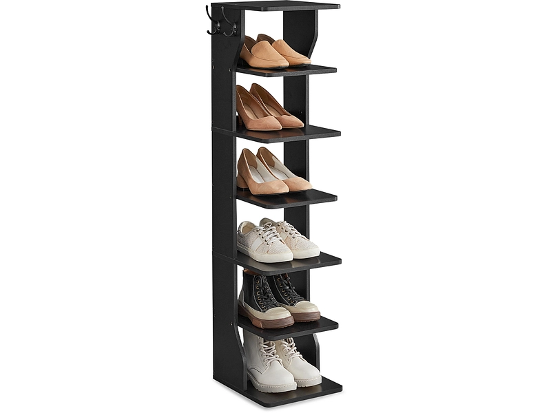 Schuhmöbel SONGMICS SADY 6 Paar Schuhe black