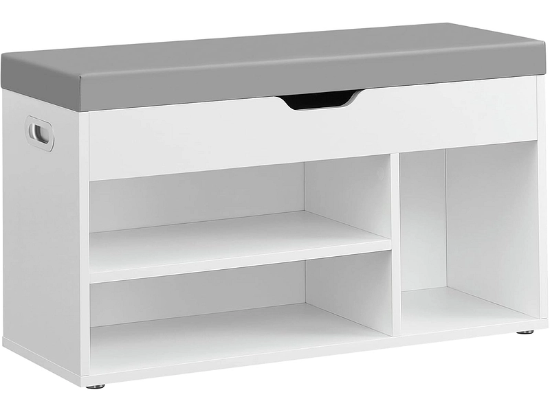 Bank für Schuhe SONGMICS BENCH 7 Paar Schuhe weiss