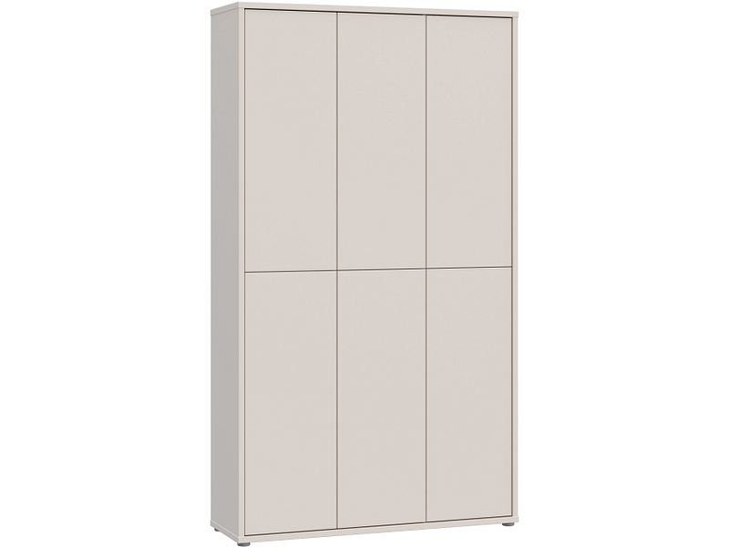 Schuhschrank ALICE SPRINGS 30 Paar Schuhe 6 Türen sand