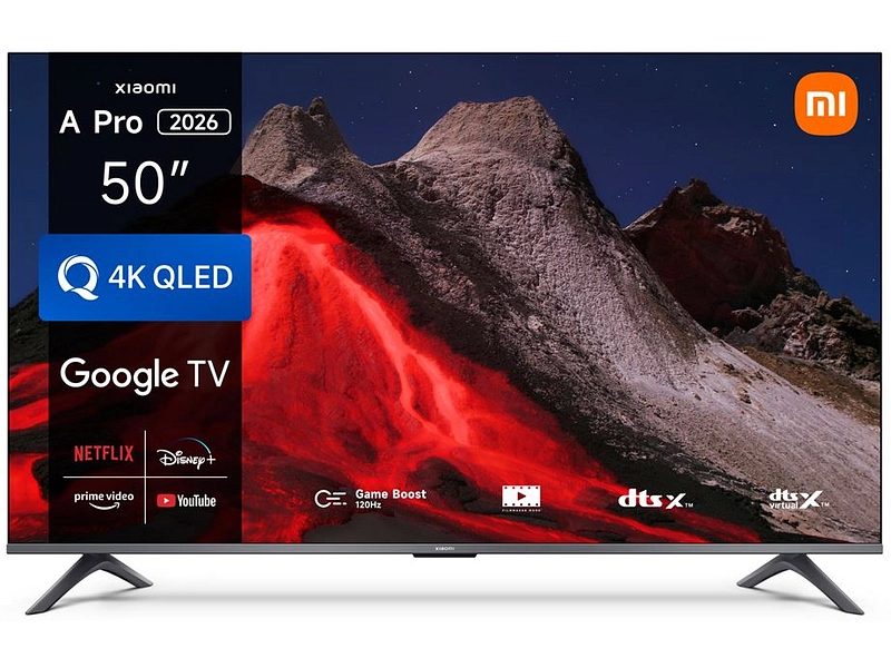 XIAOMI TV QLED A Pro 50 QLED Smart TV, 50''/127cm 4K UHD