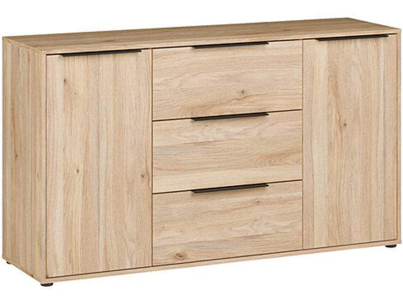 Sideboard ORKNEY 2 Türen 3 Schubladen 41.4x142.6x81.7cm holz dekor