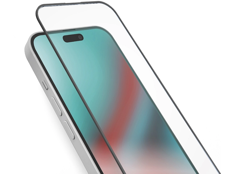 SBS Displayschutz IPhone 16/15 durchsichtig