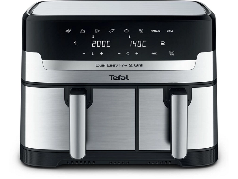 TEFAL Air fryer Dual Easy Fry & Grill 8.3L